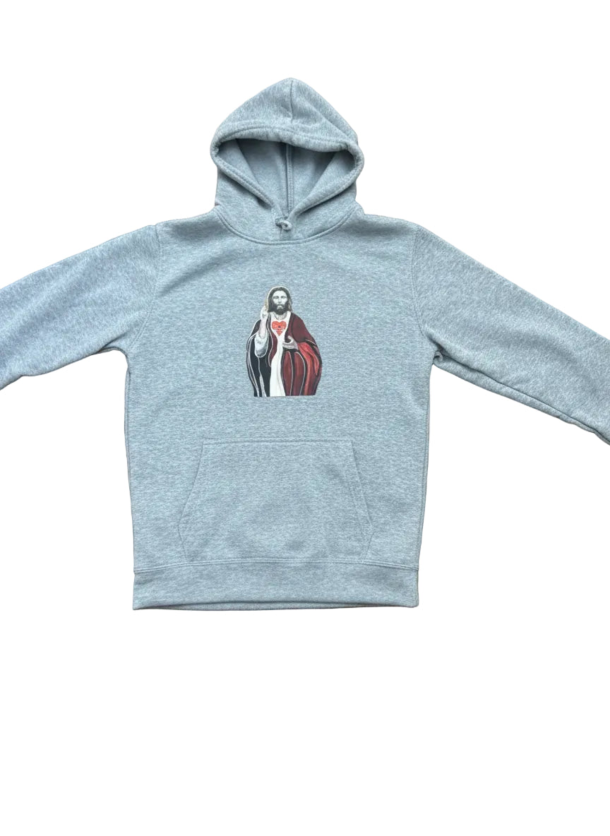 unisex, cotton hoodie, original Jesus artwork.