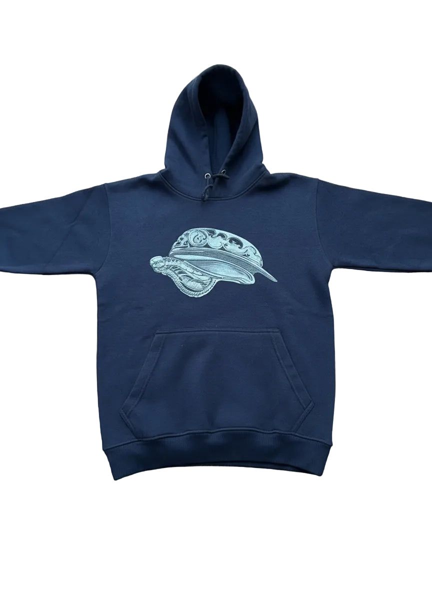 Adult, unisex, cotton hoodie with original artwork